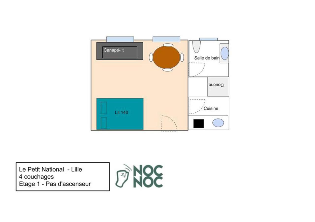 Apartamento Nocnoc - Le Petit National Lila Exterior foto